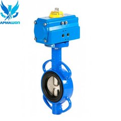 Butterfly valve Genebre 2103 with cast iron disk DN 200 with drive GNP 198