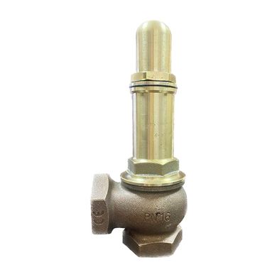 Spring safety valve with sealing cap FP 082 DN 10 (3/8")