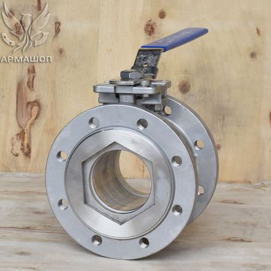 Ball valve stainless interflanged AISI 304 DN 100
