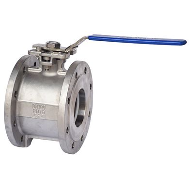 Ball valve stainless interflanged AISI 304 DN 150