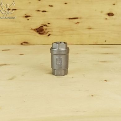 Клапан обратный муфтовый нержавеющий AISI 304 DN 15 (1/2")