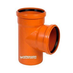 Tee for the external sewerage Magnaplast KGEA 250/200 mm 87&deg;