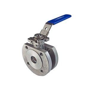 Stainless steel ball valve wafer type with platform Armaval DN 15