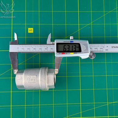 Клапан обратный муфтовый нержавеющий AISI 304 DN 20 (3/4")