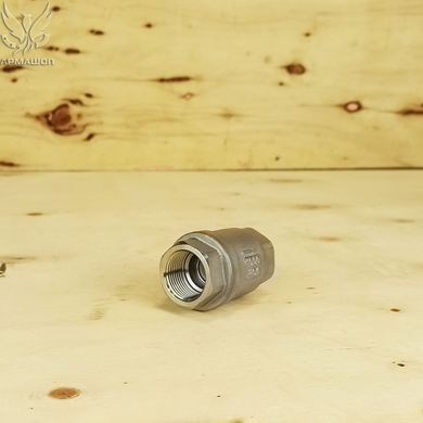 Клапан обратный муфтовый нержавеющий AISI 304 DN 20 (3/4")