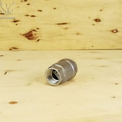 Клапан обратный муфтовый нержавеющий AISI 304 DN 20 (3/4")