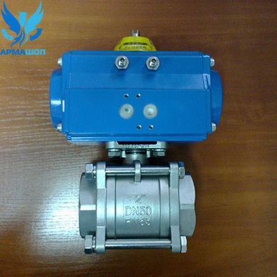 Ball valve coupling stainless Genebre 2025 DN 20 with GNP 24 drive