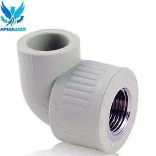 Кутник поліпропіленовий перехідний ВР Hakan DN 25x3/4"