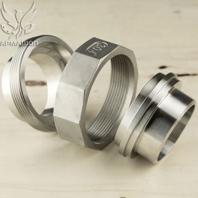 Американка нержавіюча AISI 304 під приварку DN 80