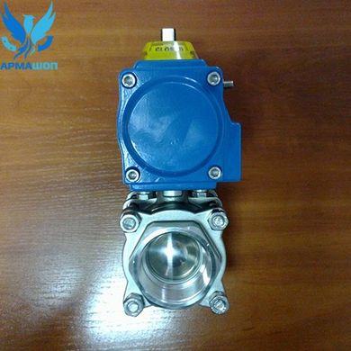 Ball valve coupling stainless Genebre 2025 DN 25 with GNP 24 drive