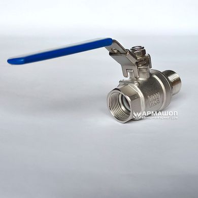Ball valve stainless two-part DN 20 (3/4")