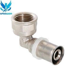 Кутник під прес з внутрішною наріззю Valtec Vtm 252 DN 20x3/4"