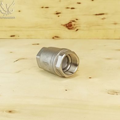 Клапан обратный муфтовый нержавеющий AISI 304 DN 32 (1 1/4")