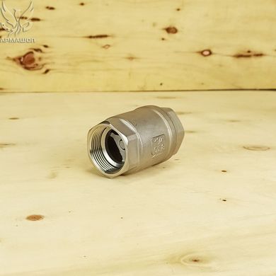 Клапан обратный муфтовый нержавеющий AISI 304 DN 32 (1 1/4")