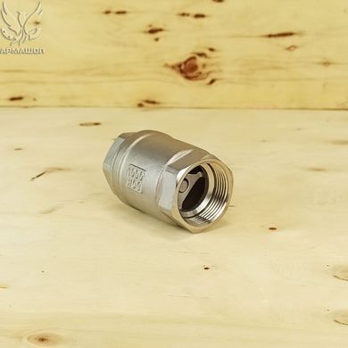 Клапан обратный муфтовый нержавеющий AISI 304 DN 32 (1 1/4")