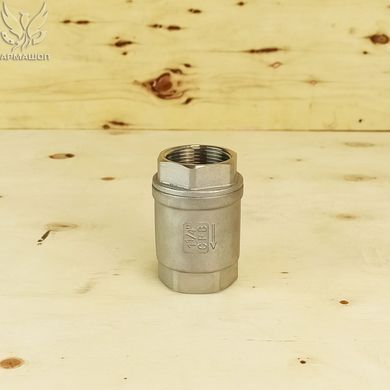 Клапан обратный муфтовый нержавеющий AISI 304 DN 32 (1 1/4")