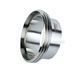 Threaded stainless steel fitting for dairy coupling DIN AISI 304 DN 100 photo 1