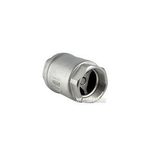 Клапан обратный муфтовый нержавеющий AISI 304 DN 40 (1 1/2")