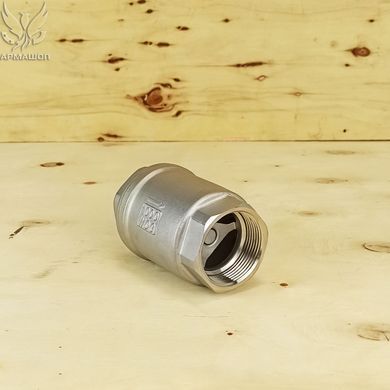 Клапан обратный муфтовый нержавеющий AISI 304 DN 40 (1 1/2")