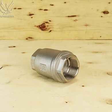 Клапан обратный муфтовый нержавеющий AISI 304 DN 40 (1 1/2")