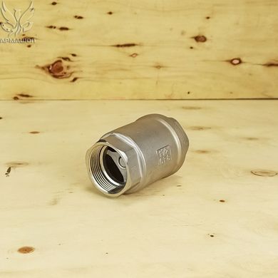 Клапан обратный муфтовый нержавеющий AISI 304 DN 40 (1 1/2")