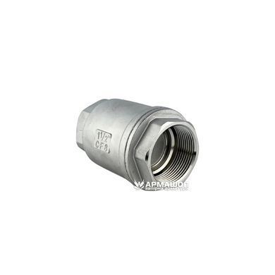 Клапан обратный муфтовый нержавеющий AISI 304 DN 40 (1 1/2")