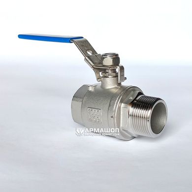 Ball valve stainless two-part DN 32 (1 1/4")