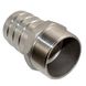 Hose barb fitting stainless steel AISI 304 with external thread DN 15x15 photo 2