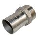 Hose barb fitting stainless steel AISI 304 with external thread DN 15x15 photo 1