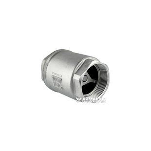 Клапан зворотний муфтовий нержавіючий AISI 304 DN 50 (2")