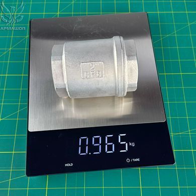 Клапан обратный муфтовый нержавеющий AISI 304 DN 50 (2")