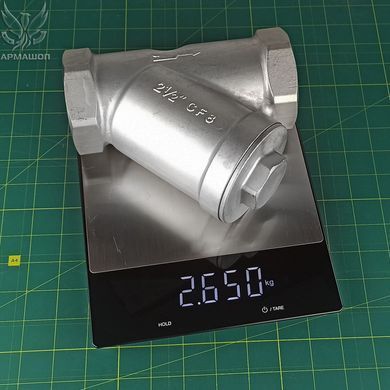 Фільтр сітчастий муфтовий нержавіючий AISI 304 DN 65 (2 1/2")