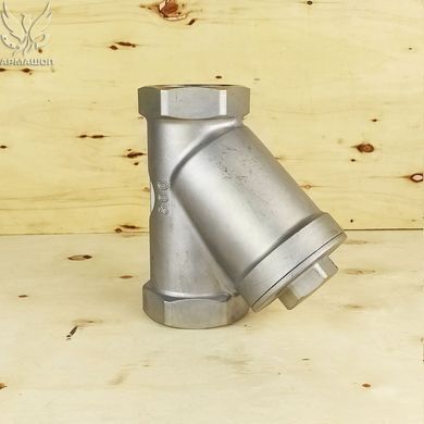 Фільтр сітчастий муфтовий нержавіючий AISI 304 DN 65 (2 1/2")