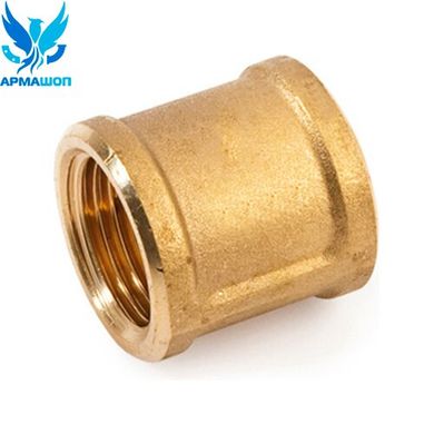 Brass coupling DN 25 (1")