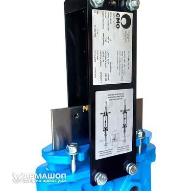 Задвижка шиберная чугунная CMO A-01-HW-N DN 450 NBR