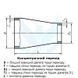 Переход стальной концентрический 219x159 (200x150) картинка 2