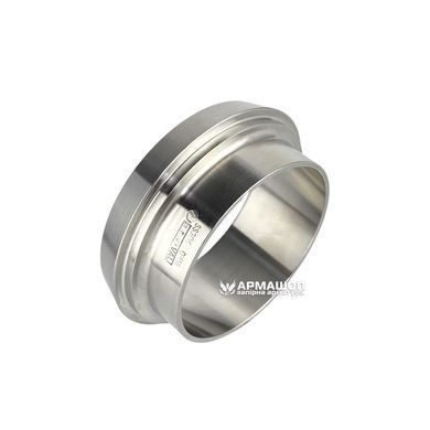 Штуцер конический нержавеющий для муфты молочной DIN AISI 304 DN 65