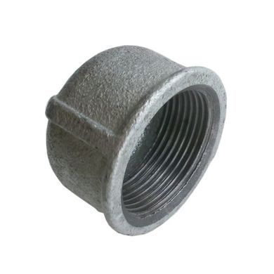 Заглушка чугунная оцинкованная с внутренней резьбой DN 40 (1 1/2")