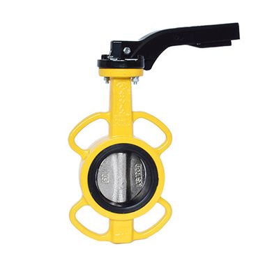 Butterfly valve for gas Ayvaz KV-9 with cast-iron disk DN 250 with reducer