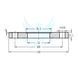 Flange flat stainless DIN 2576 DN 32 (34) PN 10 photo 2