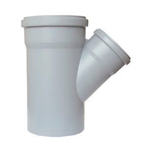 Тройник для внутренней канализации 45&deg; Magnaplast HTplus HTEA &Oslash; 110/50 мм