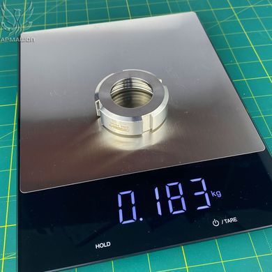 Stainless slotted nut for dairy coupling DIN AISI 304 DN 25