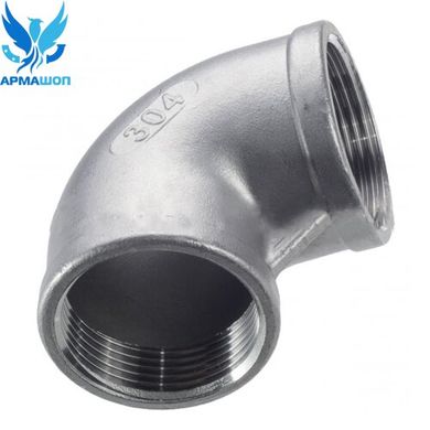 Stainless steel elbow AISI 304 with internal thread DN 65 (2 1/2")