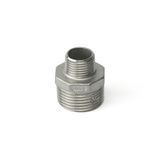 Ніпель перехідний нержавіюча сталь AISI 304 DN 15x25 (1/2"x1")