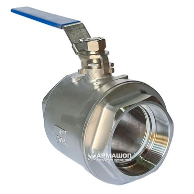 Ball valve stainless two-part DN 100 (4")