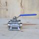 Ball valve stainless three-part welded AISI 304 DN 15 photo 2