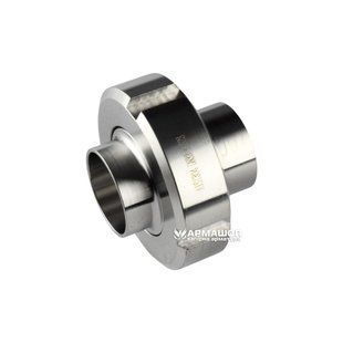 Milk stainless steel coupling assembly DIN AISI 304 DN 32 (34x1,5)