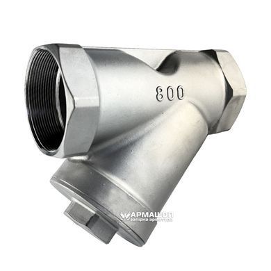 Фільтр сітчастий муфтовий нержавіючий AISI 304 DN 80 (3")