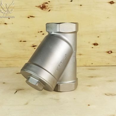 Фільтр сітчастий муфтовий нержавіючий AISI 304 DN 80 (3")