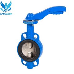 Butterfly valve Genebre 2103 with cast iron disk DN 350 with reducer